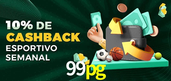 10% de bônus de cashback na 99pg